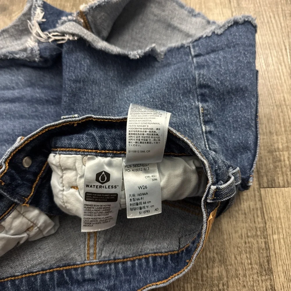 Levi’s 501 Button Fly Cut Off Denim Jean Shorts